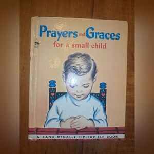 Vintage Rand Mcnally Elf Book Prayers and Graces for a Small Child GOOD/ ACCEPTA